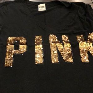 Glittery pink T-shirt